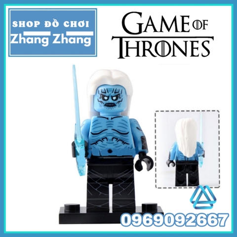 Xếp hình Game of thrones - Jon Snow - White Walker - Benjen Stark - Jeor Mormont - Wight Lego Minifigures Koruit KT1024