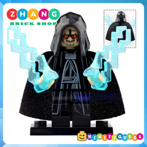 Xếp hình Rey - Finn - Kylo Renn - Dark Rey - Lando - Chewbacca - Emperor Palpatine - Baby Yoda Lego Minifigures WM6081