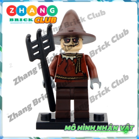 Xếp hình Batman Joker Harley Quinn Two Face Starfire Poison Ivy ScareCrow Lego Minifigures POGO PG8013