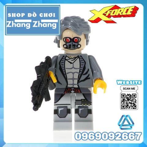 Xếp hình Dr. Nemesis 
 - Colossus 
 - Sabretooth 
 - Bishop
 - Executioner Siêu anh hùng Lego Minifigures POGO PG8081