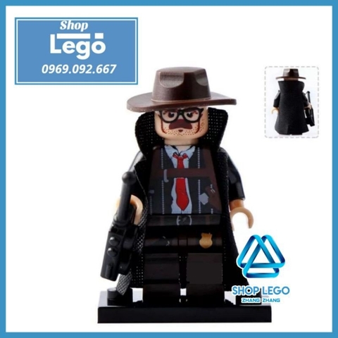 Xếp hình batman Bruce Alfred Pennyworth Barbara James Gordon Harley Quinn Riddler Penguin Lego Minifigures Pogo PG8045