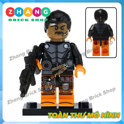 Xếp hình Dr. Nemesis   - Colossus   - Sabretooth   - Bishop  - Executioner Siêu anh hùng Lego Minifigures POGO PG8083