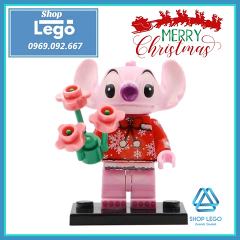 [FREESHIP MAX] Đồ chơi Xếp hình Giáng sinh Merry Christmas Mickey - Minnie - Angel - Stitch - Sonic - Santa Claus Minifigures WM6076 [Shop Đồ Chơi Zhang Zhang]