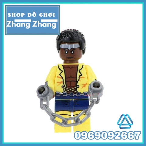 Xếp hình Vindicator - Captain Canuck - Yondu  - Melter - Prowler - Luke Cage - Hellboy Lego Minifigures Kopf KF6029