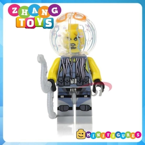 Đồ chơi Xếp hình Ninjago Jungle Garmadon Great White - Puffer Crusty - Angler Jelly Hammer Head Minifigures POGO PG8077