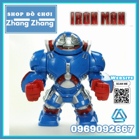 Xếp hình Ironman Patriot Endgame BigFigures Lego Minifigures Pogo PG8241 PG2061