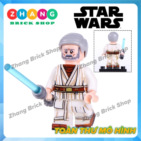 Xếp hình Star Wars C-3PO  - Ben Skywalker - Tarfful - Han Solo - Paz Vizla - Palpatine - Obi-wan Lego Minifigures WM6091
