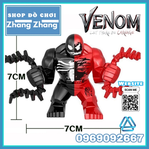 Xếp hình Venom kết hợp Carnage Spider-Man Siêu anh hùng Marvel Lego Minifigures Eagle EG132