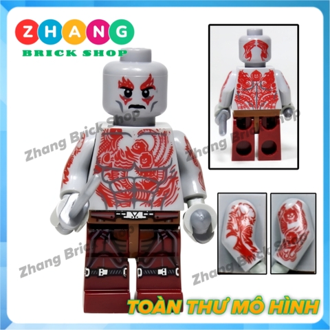 Mô hình nhân vật Star lord Ronan Rocket Raccoon Nebula Gamora Drax Becool 0175 0180 Zhang Brick Shop