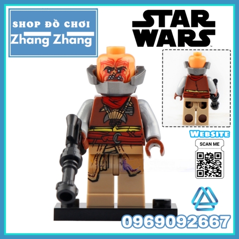 Xếp hình Star Wars Mandalorian and Rise of Skywalker Dameron Mando Sith Trooper Cara Dune Raider Lego Minifigures G0001