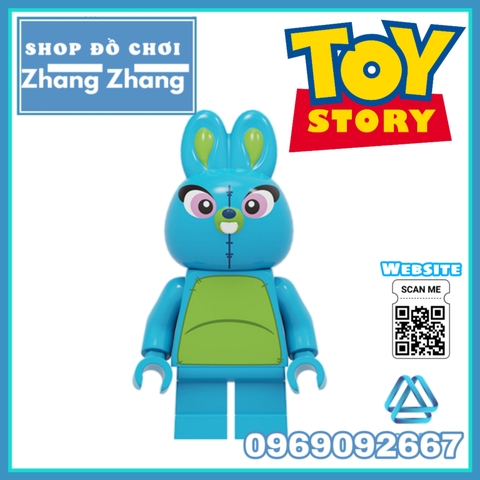 Xếp hình Toy Story 4 Câu chuyện đồ chơi Woody Sporky - Jessie Ducky - Bunny Lego Minifigures Pogo PG8270