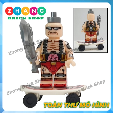 Xếp hình Ninja rùa teenage mutant ninja turtles gồm Leonardo - Raphael - Donatello Lego Minifigures Kopf KF6125