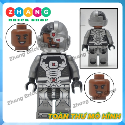 Mô hình nhân vật Superman Brainiac
SuperGirl Hawkman Cyborg Bizarro 0199 0200 Zhang Brick Shop