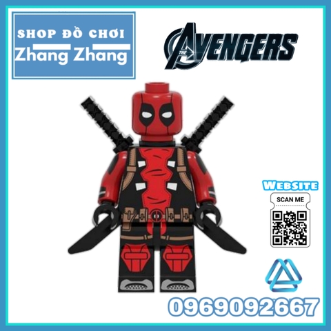 Xếp hình Iron Man
- Captain America - Deadpool
- Hawkeye
- Hulk - Rocket Racoon - Loki Lego Minifigures POGO PG8271