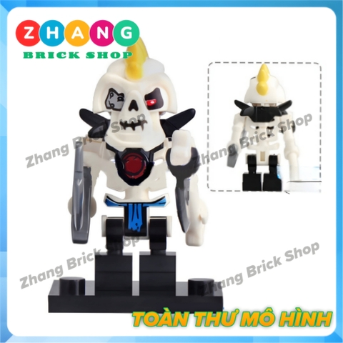 Xếp hình Ninjago tộc xương Chopov - Kruncha - Nuckal - Frakjaw - Whyplash - Krazi Lego Minifigures Lele A041 048