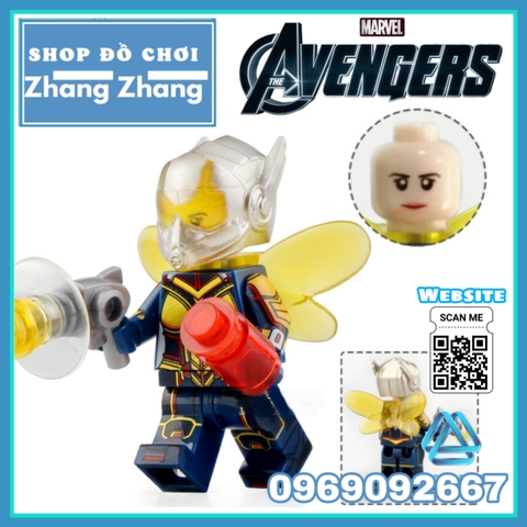 Xếp hình Avenger Thor Captain Marvel Ant man dr Strage  Wasp Scarnet Witch War Machine Iron Man Lego Minifigures Wm6063