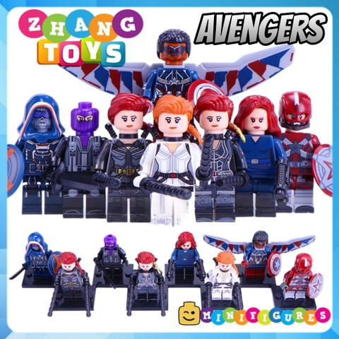 Xếp hình Avengers Endgame Zemo
- Falcon - Taskmaster - Red Guardian
Black Widow Lego Minifigures Xinh X0272