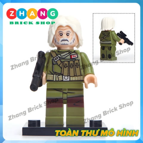 Đồ chơi Xếp hình Star Wars Skywalker - Han Solo - Yoda Admiral  - Rebellion - Sabine - Rose - Jabba Minifigures POGO PG8115