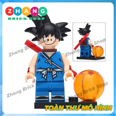 Xếp hình Dragon Ball Goku - Android 17 - Tien Shinhan - Krillin - Bardock Lego Minifigures Koruit KT1009