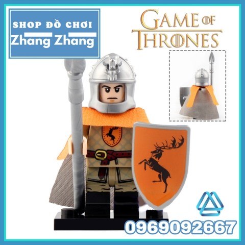 Xếp hình Game of Thrones Baratheon Bannerman Lego Minifigures Koruit KT1029