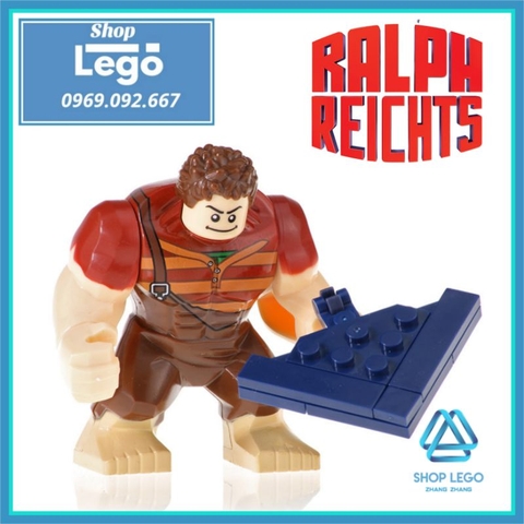 Xếp hình Người khổng lồ đập phá trong hoạt hình Wreck It Ralph tặng kèm hình diều Lego Minifigures Kopf KF700
