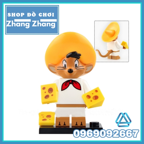 Đồ chơi xếp hình Porky gồm Petunia - Tweety Bird - Tazmanian Devil - Speedy Gonzales Wile Coyote Minifigures 91007 91012