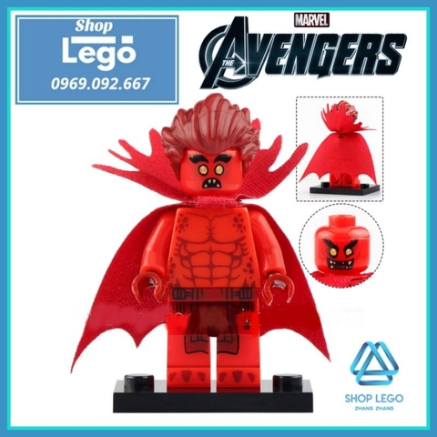 Xếp hình Wave 2 of Wandavision Scarlet Witch - Vision - Mephisto - Monica Rambeau - Tommy Lego Minifigures Xinh X0309