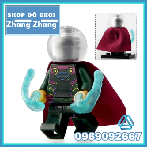 Xếp hình Spider Man : Far For Home Peter Parker Mysterio Nick Fury Hydro Man Happy Hogan Lego Minifigures Koruit wm6062