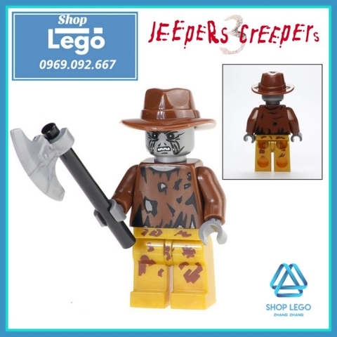 Xếp hình tên sát nhân Creeper's trong phim kinh dị Jeepers Creepers Lego Minifigures Kopf KF210