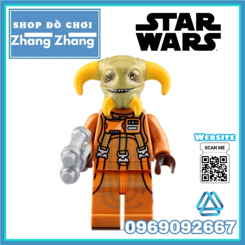 Xếp hình Star Wars Mandalorian Zuckuss Elrik Vonreg Boolio Astraal Vao Lego Minifigures POGO PG8282