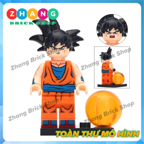 Xếp hình Dragon Ball Goku - Android 17 - Tien Shinhan - Krillin - Bardock Lego Minifigures Koruit KT1009