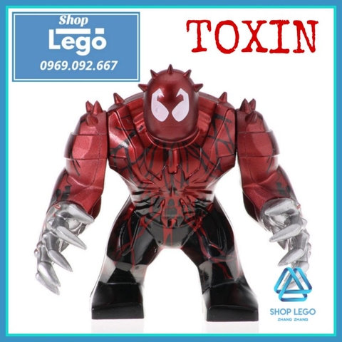 Xếp hình người nhện Spider-Man Toxin đột biến Lego Minifigures POGO PG1815 PG8139