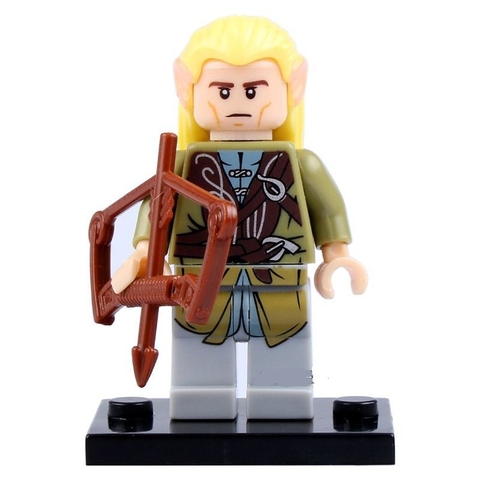 Xếp hình Haldir - Tauriel - Legolas - Mirkwood Elf Chief - Legolas - Elrond Lego Minifigures Pogo PG8027