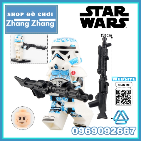 Xếp hình Star Wars Legion Coruscant Guard - Jesse - Imperial Stormtrooper Lego Minifigures Koruit KT1042