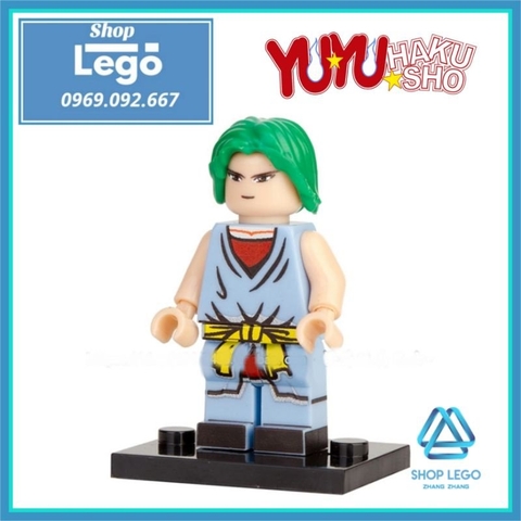 Xếp hình Yuyu Hakusho - Yusuke - Kazuma - Hiei - Genkai - Itsuki trong Ghost Fighter Lego Minifigures POGO PG8163