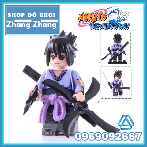 Đồ chơi xếp hình Naruto gồm Namikaze Minato - Uchiha Sasuke - Hatake Kakashi - Rock Lee - Zetsu Minifigures WM6109