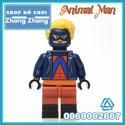 Xếp hình Animal Man Siêu anh hùng Lego Minifigures WM407