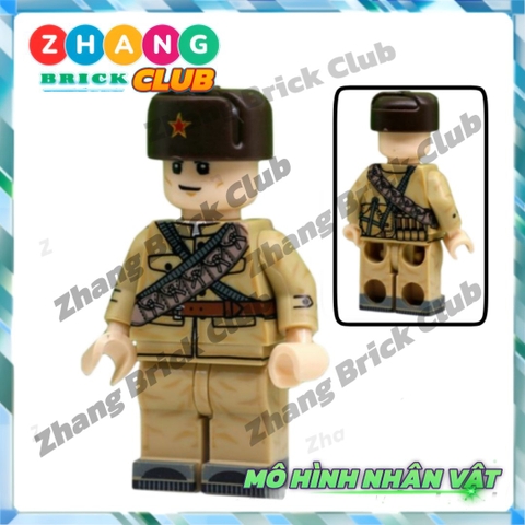Mô hình nhân vật chiến tranh triều tiên Chí nguyện quân Trung Hàn Mỹ JC013 016 JA015 018