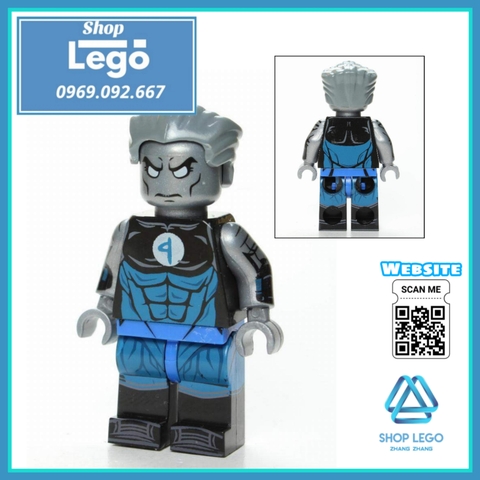 Xếp hình Colossus Wolverine Deadpool Spider-Man Cable Murder Machine Harley Quinn Lego Minifigures POGO PG8180
