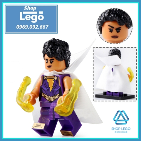 Xếp hình Shazam Freddy Freeman Black Adam PedroPeña Eugene Choi Mary Marvel Darla Dudley DC Lego Minifigures Xinh X0247