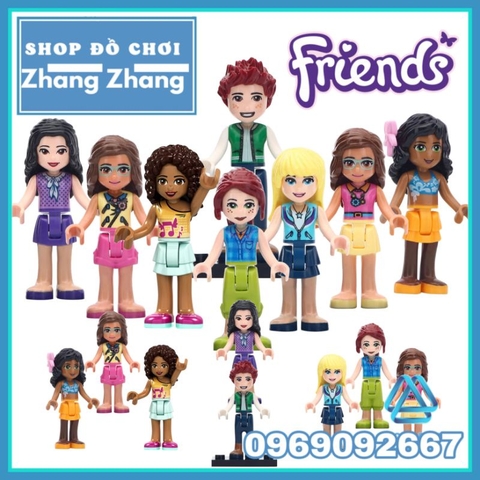 Đồ chơi xếp hình Friends Babie Olivia - Mia Kate - Stephanie Dancet - Andrea Emma Minifigures Lele F026 033