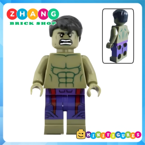 Xếp hình Hawkeye - Captain Marvel - Red She Hulk - Hulk - Spider Man Scarlet Witch Whiplash Lego Minifigures Xinh X0244