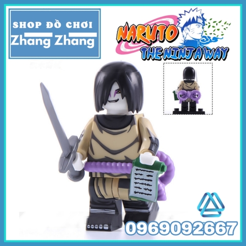 Xếp hình Naruto - Minato - Orochimaru - Yakushi Kabuto - Senju Tobirama - Hashirama - Killer Bee Lego Minifigures WM6108
