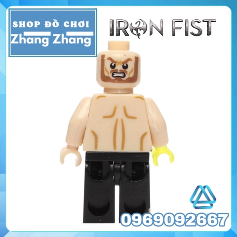 Đồ chơi Xếp hình Thiết quyền Iron Fist Danny Rand Siêu anh hùng Marvel Minifigures WM217