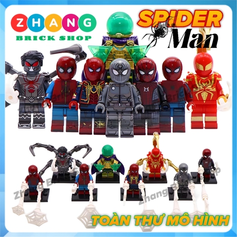 Xếp hình Spider Man Far from home, Mysterio Lego Minifigures Wm wm6071