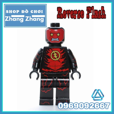 Xếp hình Reverse Flash - Daniel West siêu anh hùng tốc độ Lego Minifigures WM504