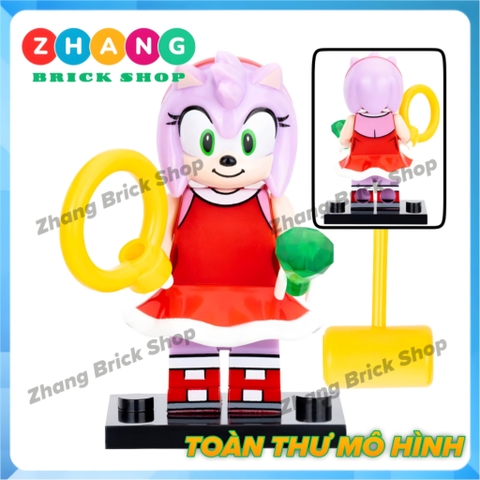 Đồ chơi lắp ráp Super Sonic Miles Prower Eggman Rogue The Bat Knuckles Amy Rose Shadow Minifigures KDL835 Zhang Brick