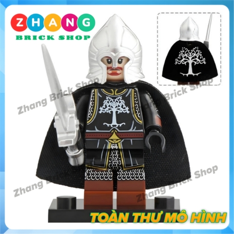 Xếp hình Binh đoàn Gondor thường phục Chúa tể những chiếc nhẫn - The lord of the Rings Lego Minifigures Koruit KT1014
