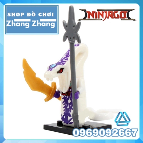 Xếp hình Ninjago: Master of Spinjitzu đại chiến tộc rắn Pythor Chen Lego Minifigures Xinh X0118