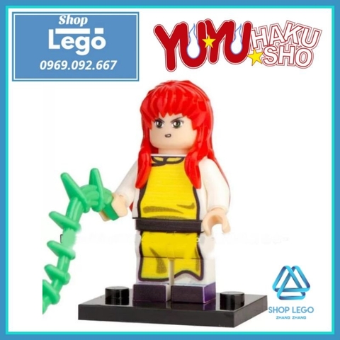 Xếp hình Yuyu Hakusho - Yusuke - Kazuma - Hiei - Genkai - Itsuki trong Ghost Fighter Lego Minifigures POGO PG8163